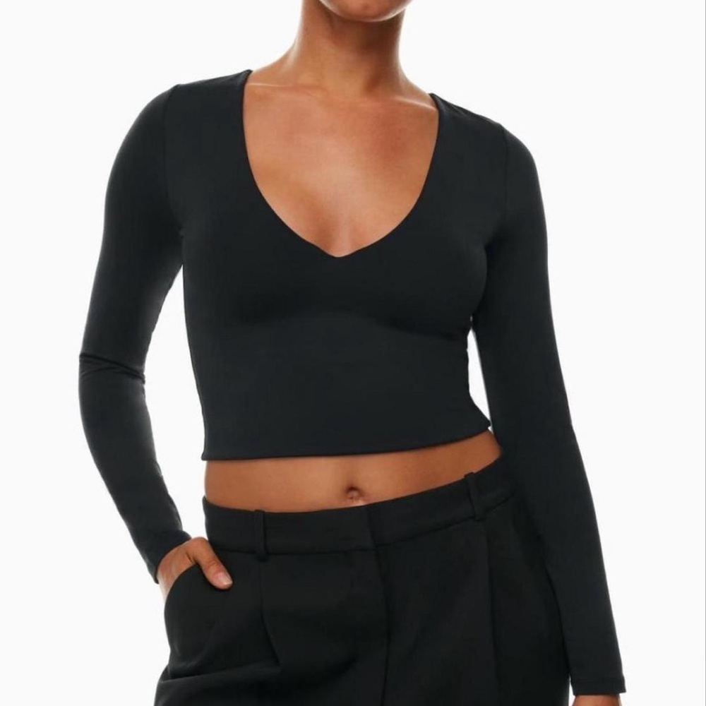 Aritzia / Babaton Contour V-neck Longsleeve Top